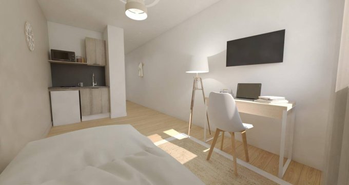 Achat / Vente appartement neuf Annecy résidence étudiante à 11 min en voiture du centre-ville (74000) - Réf. 9130