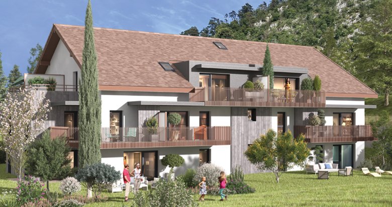Achat / Vente appartement neuf Duingt au pied du Massif du Taillefer (74410) - Réf. 12862