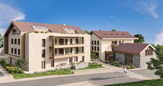 Achat / Vente appartement neuf Copponex à mi-chemin entre Genève et Annecy (74350) - Réf. 8631