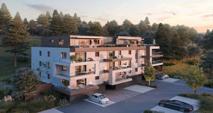 Achat / Vente appartement neuf Évian-les-Bains vue sur le lac (74500) - Réf. 6066
