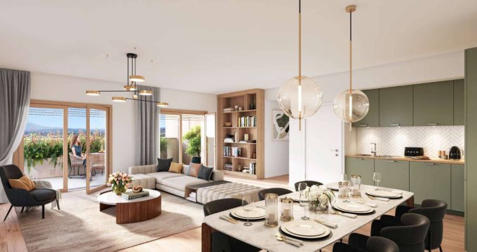 Achat / Vente appartement neuf La Motte-Servolex eco hameau des Granges sur les hauteurs (73290) - Réf. 12436
