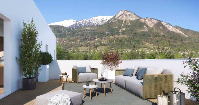 Achat / Vente appartement neuf Marnaz avec vue dégagée sur les montagnes (74460) - Réf. 12356