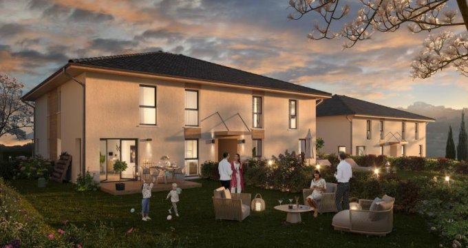 Achat / Vente appartement neuf Sales village familial au coeur de l'Albanais (74150) - Réf. 8005