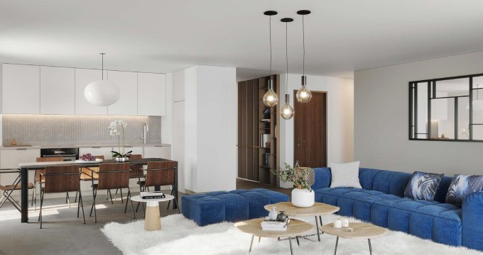 Achat / Vente appartement neuf Sciez au cœur du bourg et à 5 minutes du port (74140) - Réf. 8052