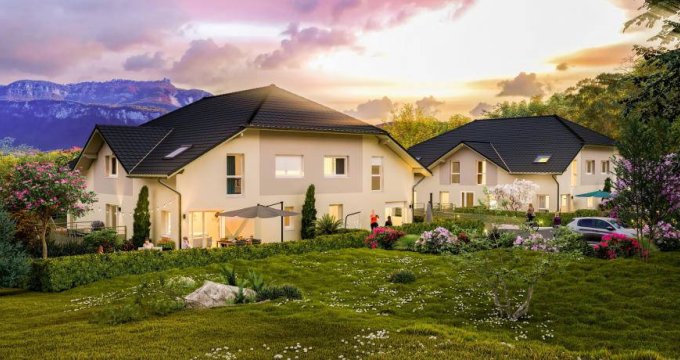 Achat / Vente appartement neuf Sonnaz vue dégagée sur le massif du Revard et la Croix du Nivolet (73000) - Réf. 7716