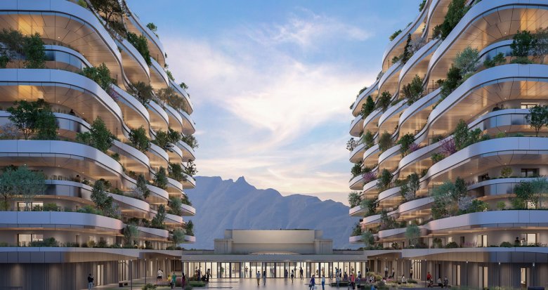 Achat / Vente appartement neuf Aix-les-Bains sur le site historique des anciens thermes (73100) - Réf. 13516