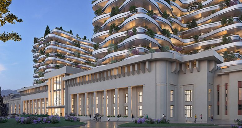 Achat / Vente appartement neuf Aix-les-Bains sur le site historique des anciens thermes (73100) - Réf. 13516