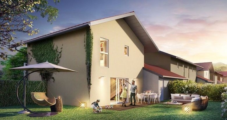 Achat / Vente appartement neuf Allinges villas mitoyennes au coeur du village (74200) - Réf. 1125