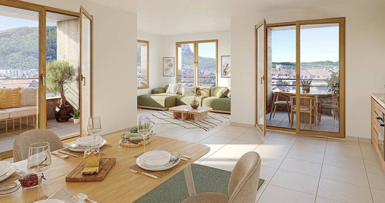 Achat / Vente appartement neuf Ambilly écoquartier Etoile à 20 min de Genève (74100) - Réf. 12215