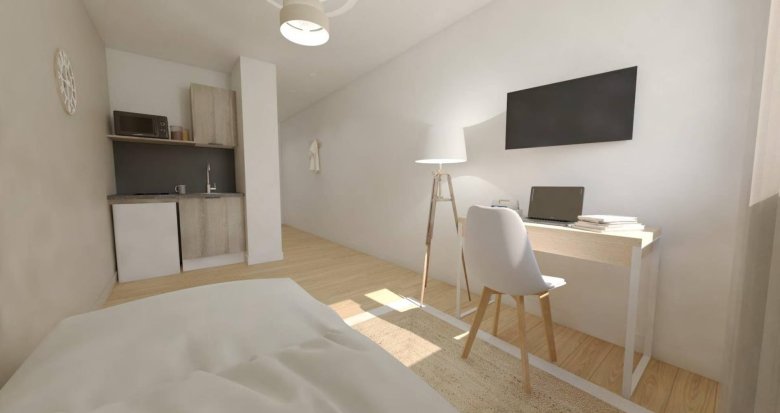 Achat / Vente appartement neuf Annecy résidence étudiante à 11 min en voiture du centre-ville (74000) - Réf. 9130