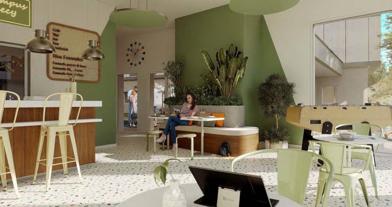 Achat / Vente appartement neuf Annecy résidence étudiante à 11 min en voiture du centre-ville (74000) - Réf. 9130