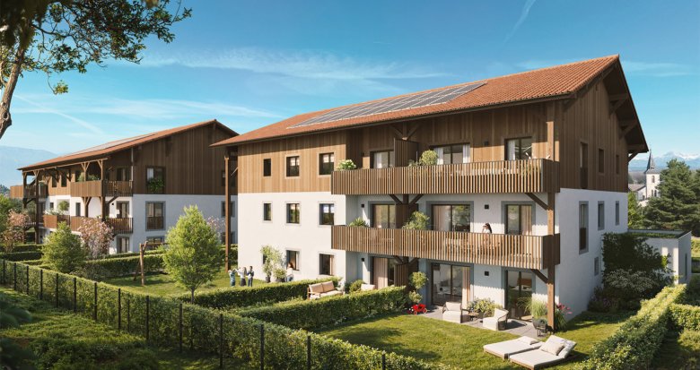 Achat / Vente appartement neuf Anthy-sur-Léman à 800m du Lac Léman et de sa plage (74200) - Réf. 12727