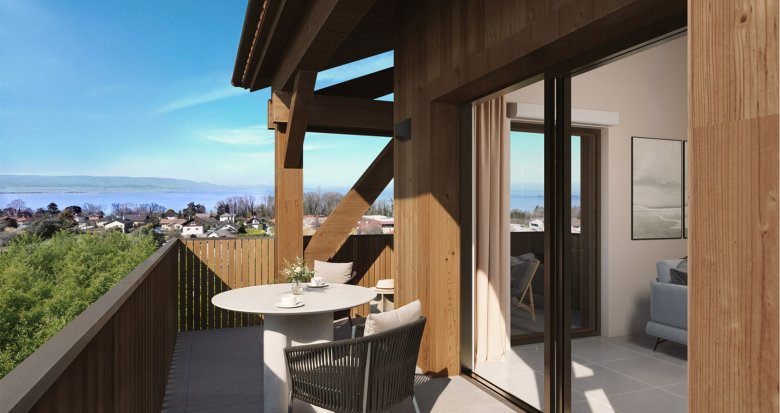 Achat / Vente appartement neuf Anthy-sur-Léman à 800m du Lac Léman et de sa plage (74200) - Réf. 12727