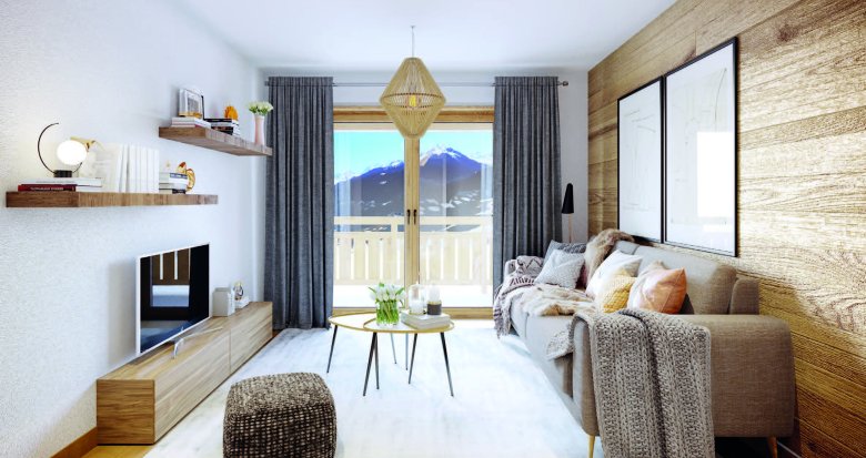Achat / Vente appartement neuf Avanchers-Valmorel nature sauvage proche des stations (73260) - Réf. 8649