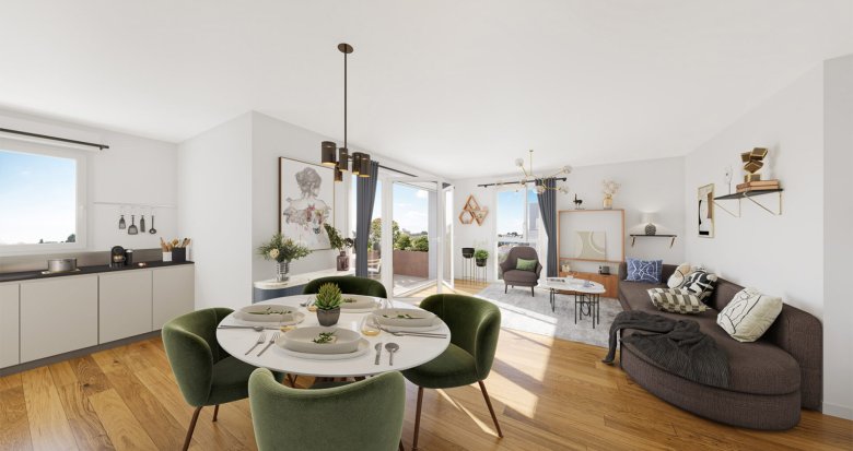 Achat / Vente appartement neuf Bourg-en-Bresse à 160 mètres d’un arrêt de bus (01000) - Réf. 13384