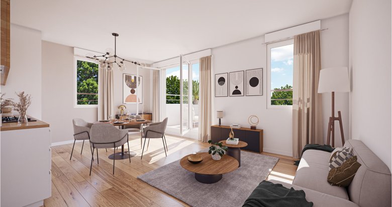 Achat / Vente appartement neuf Bourg-en-Bresse à 450m de la gare SNCF (01000) - Réf. 13410