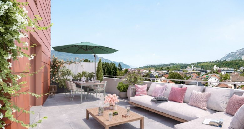 Achat / Vente appartement neuf Chambéry à 7 minutes en vélo du centre (73000) - Réf. 8340