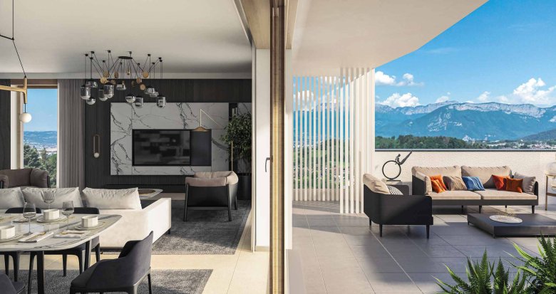 Achat / Vente appartement neuf Chavanod sur les hauteurs du village (74650) - Réf. 7139