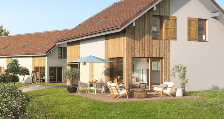 Achat / Vente appartement neuf Clermont maison cadre verdoyant à 30 min en voiture d’Annecy (74270) - Réf. 13702