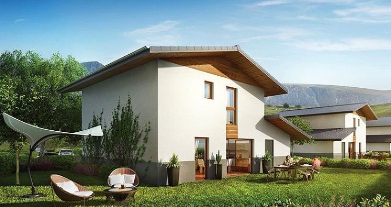Achat / Vente appartement neuf Domancy villas mitoyennes au coeur du village (74700) - Réf. 1493