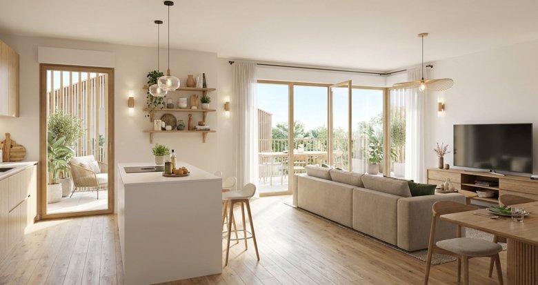 Achat / Vente appartement neuf Douvaine cœur de ville à 7 min en voiture du Lac du Léman (74140) - Réf. 13851