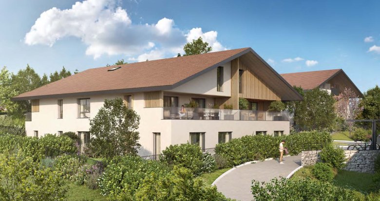 Achat / Vente appartement neuf Excenevex à 150m du lac Léman (74140) - Réf. 8653