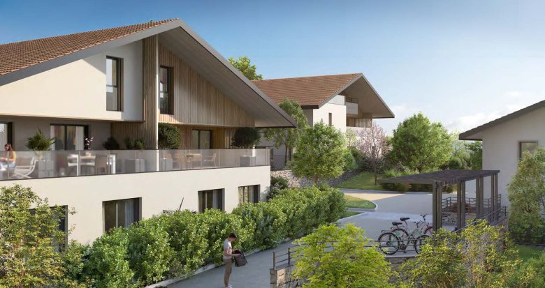 Achat / Vente appartement neuf Excenevex à 150m du lac Léman (74140) - Réf. 8653