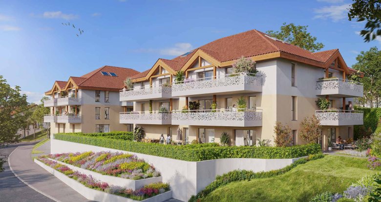Achat / Vente appartement neuf Poisy à 13 minutes en voiture du Lac d’Annecy (74330) - Réf. 12266