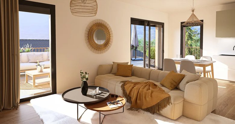Achat / Vente appartement neuf Saint-Alban-Leysse quartier résidentiel au pied des Bauges (73230) - Réf. 13693