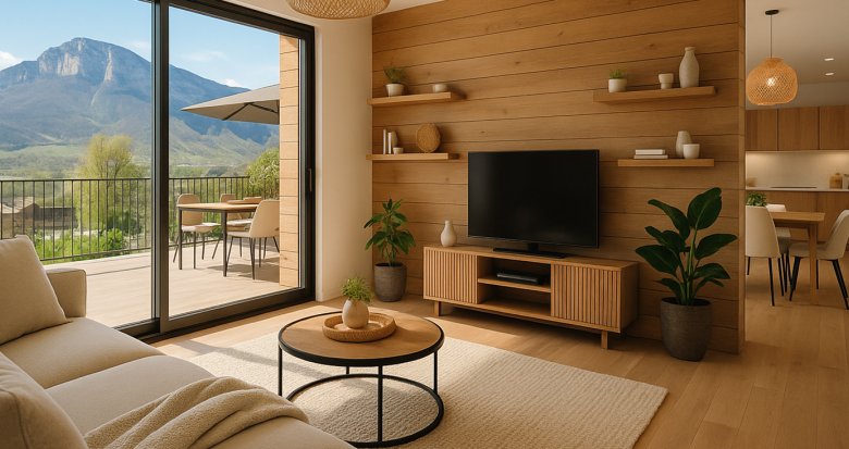 Achat / Vente appartement neuf Saint-Alban-Leysse quartier résidentiel au pied des Bauges (73230) - Réf. 13693