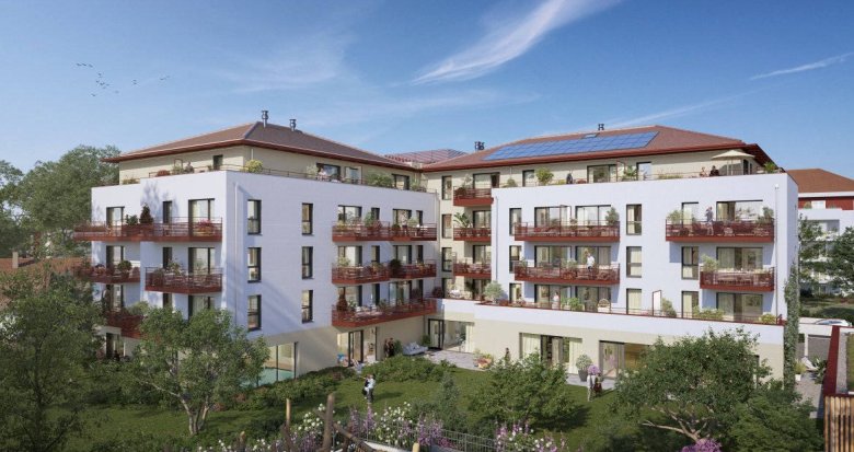 Achat / Vente appartement neuf Sciez résidence senior LMNP à 8 min du Lac Léman (74140) - Réf. 8515