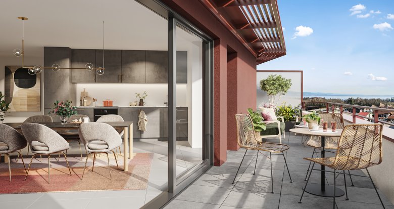 Achat / Vente appartement neuf Sciez coeur de ville proche lac Léman (74140) - Réf. 8235