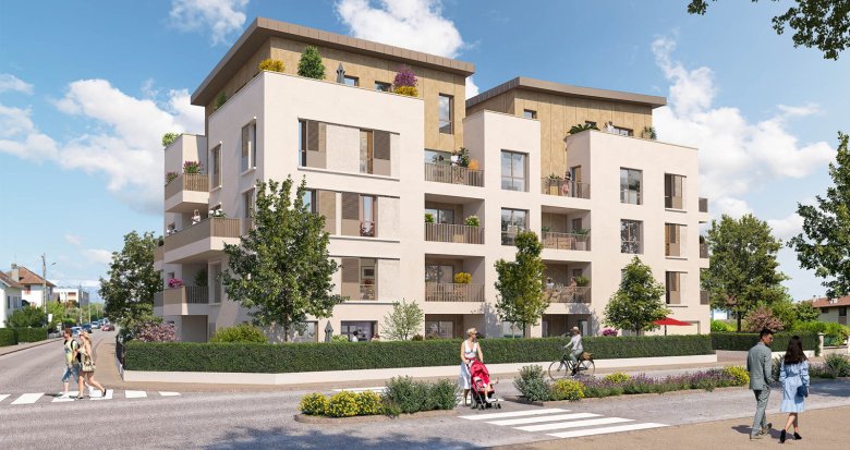 Achat / Vente appartement neuf Thonon-les-Bains vue sur les montagnes en cœur de ville (74200) - Réf. 13359