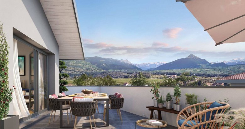 Achat / Vente appartement neuf Vétraz-Monthoux avec vue sur le Mont Salève (74100) - Réf. 11292