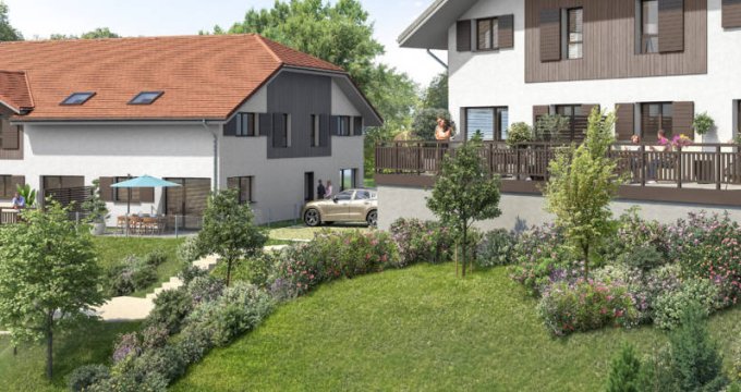 Achat / Vente appartement neuf Hauteville-sur-Fier à 25 min de la gare d’Annecy (74150) - Réf. 12591