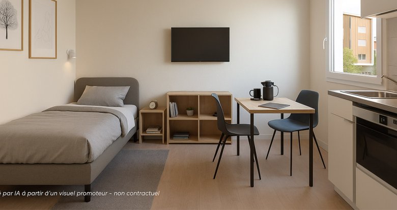 Achat / Vente appartement neuf Annecy résidence étudiante au cœur des Alpes (74000) - Réf. 13538