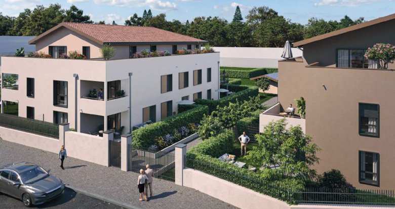 Achat / Vente appartement neuf Fareins esprit village à proximité de Lyon (01480) - Réf. 13725