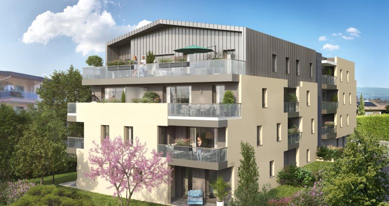 Achat / Vente appartement neuf Thonon-les-Bains à 1 km des berges du lac Léman (74200) - Réf. 8632