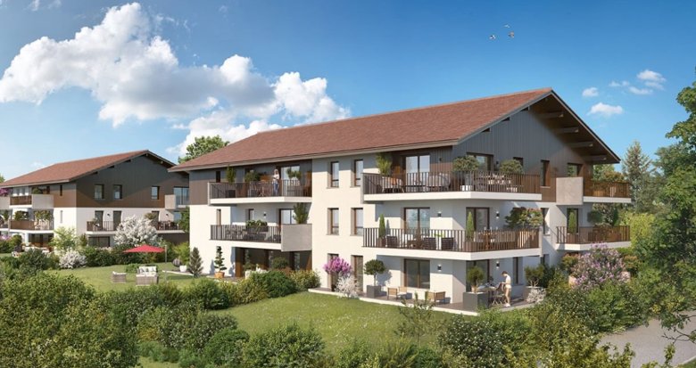 Achat / Vente appartement neuf Thonon-les-Bains quartier calme à 5 min à vélo de la gare (74200) - Réf. 13124